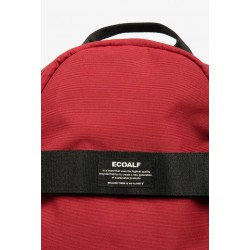 Mochila roja Bergen reciclada y vegana | Funcional y sostenible