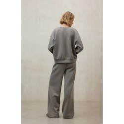 Sudadera Ambolo beige sostenible oversize | Moda vegana