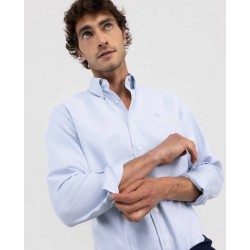 Camisa Oxford Rayas Butcher Hombre | Estilo y Confort