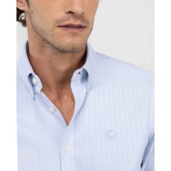 Camisa Oxford Rayas Butcher Hombre | Estilo y Confort