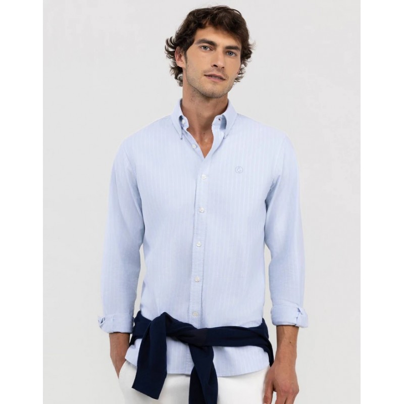 Camisa Oxford Rayas Butcher Hombre | Estilo y Confort