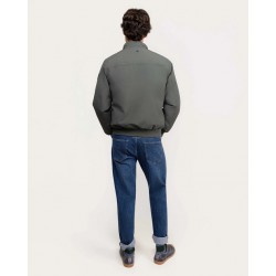 Chaqueta hombre verde náutica acolchada reciclada