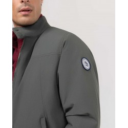 Chaqueta hombre verde náutica acolchada reciclada