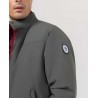 Chaqueta hombre verde náutica acolchada reciclada