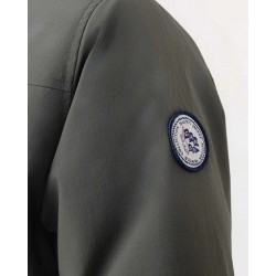 Chaqueta hombre verde náutica acolchada reciclada