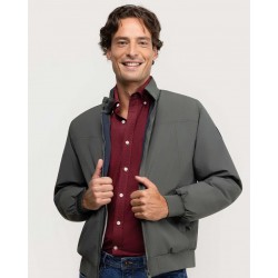 Chaqueta hombre verde náutica acolchada reciclada