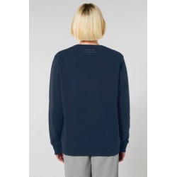 Sudadera algodón orgánico chihuahuas azul marino unisex | Eolo Sanxenxo