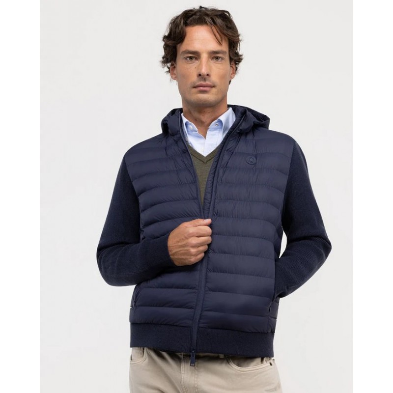 Chaqueta hombre acolchada reciclada | Moda sostenible