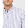 Camisa hombre de rayas 100% algodón Regular Fit