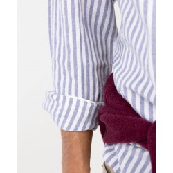 Camisa hombre de rayas 100% algodón Regular Fit