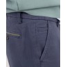 Pantalón chino azul hombre Regular Fit en twill algodón