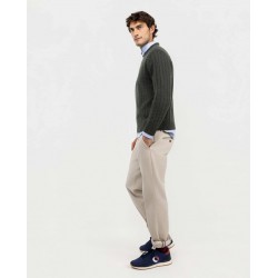 Pantalón chino hombre Regular Fit en twill algodón