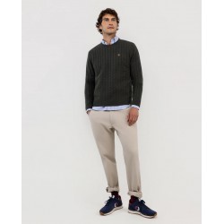 Pantalón chino hombre Regular Fit en twill algodón