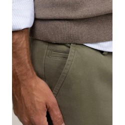 Pantalón chino hombre Regular Fit en twill algodón