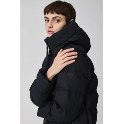 Plumífero largo Snestrom azul marino hombre impermeable