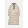 Plumífero largo Snestrom beige hombre impermeable