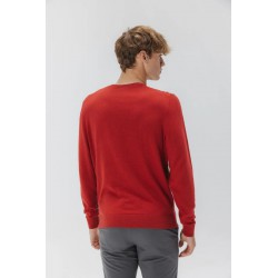 Jersey azul rojo elPulpo | Algodón y lana