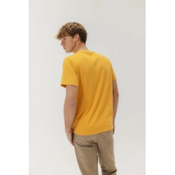 Camiseta mostaza algodón orgánico | elPulpo