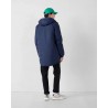 Chaqueta reversible larga ASSEN hombre impermeable y acolchada