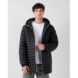 Chaqueta reversible larga ASSEN hombre impermeable y acolchada