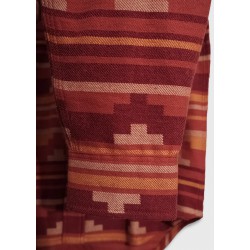 Sobrecamisa franela roja naranja Iron & Resin hombre