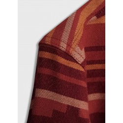 Sobrecamisa franela roja naranja Iron & Resin hombre