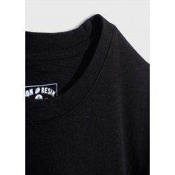 Camiseta negra Run for Fun Iron & Resin hombre