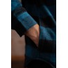 Sobrecamisa Iron & Resin Cuadros Azul Negro Forro Polar | Eolo Sanxenxo