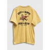 Camiseta Keep on Surfin' Amarillo Iron & Resin | Estilo Surf Casual Hombre Mujer