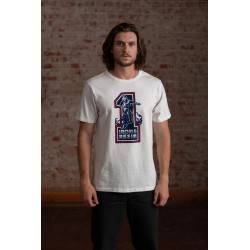 Camiseta Iron & Resin One Moto Tee Blanca | Estilo Motero Casual Hombre | Eolo Sanxenxo