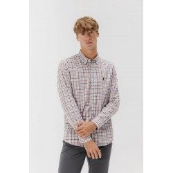 Camisa de franela rosa 100% algodón | Estilo casual