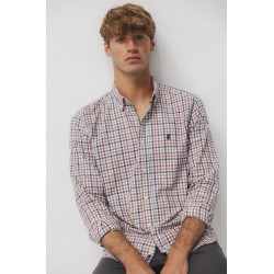 Camisa de franela rosa 100% algodón | Estilo casual