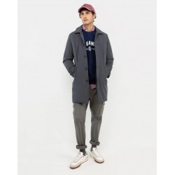 Abrigo largo acolchado hombre | Pluma reciclada