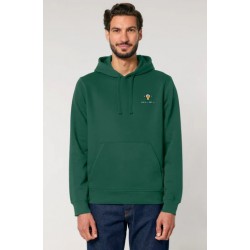 Sudadera Verde Algodón Orgánico Estampado Patos | Eolo Sanxenxo