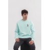 Sudadera Verde Algodón Orgánico Teckel Pescador | Eolo Sanxenxo