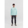Sudadera Verde Algodón Orgánico Teckel Pescador | Eolo Sanxenxo