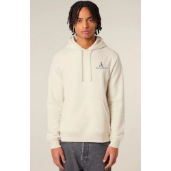 Sudadera Unisex Blanco Roto Algodón Orgánico Vespa | Eolo Sanxenxo