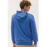 Sudadera elPulpo azul eléctrico algodón orgánico | Eolo Sanxenxo