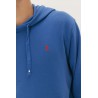 Sudadera elPulpo azul eléctrico algodón orgánico | Eolo Sanxenxo