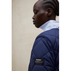 Chaqueta acolchada azul ECOALF mujer | Eolo Sanxenxo