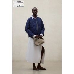 Chaqueta acolchada azul ECOALF mujer | Eolo Sanxenxo