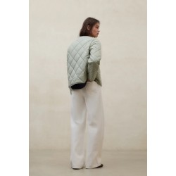 Chaqueta Musa Rhomb verde Ecoalf acolchada mujer