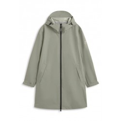Parka Larga Neve Verde Ecoalf Mujer Impermeable | Eolo Sanxenxo
