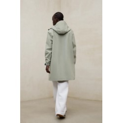 Parka Larga Neve Verde Ecoalf Mujer Impermeable | Eolo Sanxenxo