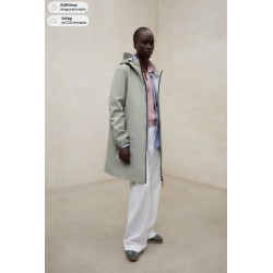 Parka Larga Neve Verde Ecoalf Mujer Impermeable | Eolo Sanxenxo