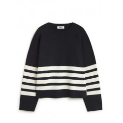 Jersey Oversize Koa Ecoalf Azul Marino Listas Blancas | Eolo Sanxenxo