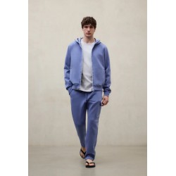 Sudadera Ecoalf Dylan Wash azul con cremallera hombre