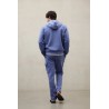 Sudadera Ecoalf Dylan Wash azul con cremallera hombre