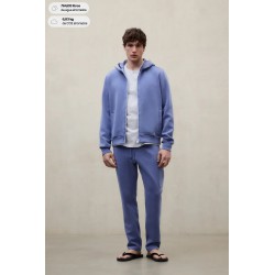 Sudadera Ecoalf Dylan Wash azul con cremallera hombre