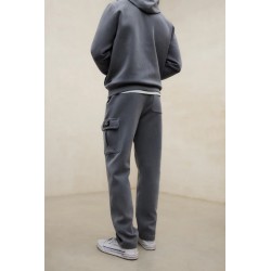 Pantalón Cargo Gris Sostenible | Estilo Casual y Cómodo